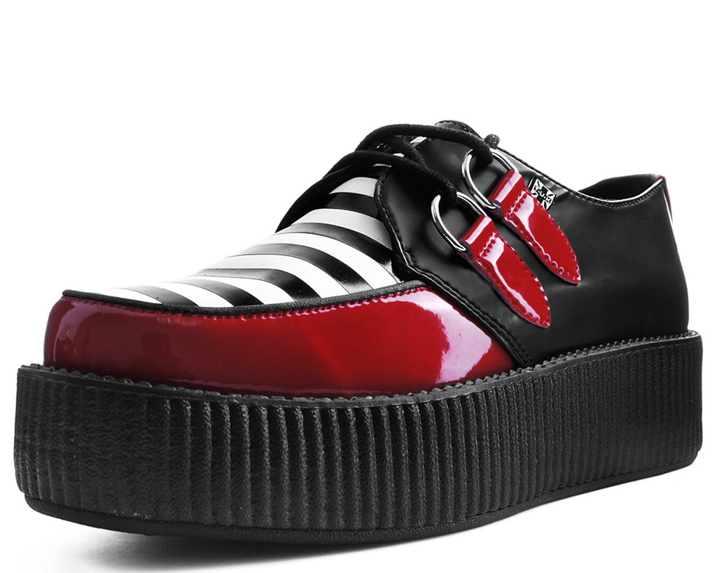 Red Suede Mondo Creeper