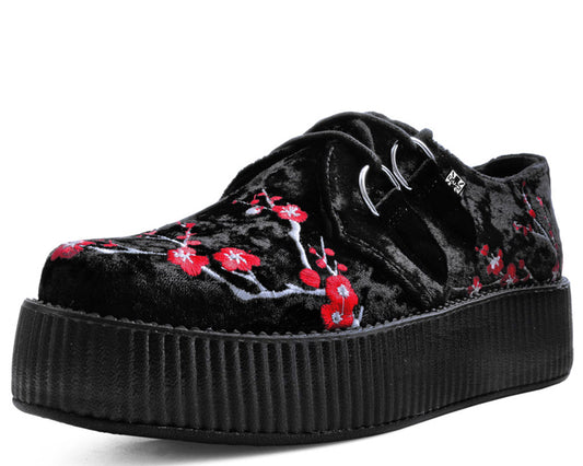 T.U.K BLACK CRUSH/RED BLOSSOM VIVA MONDO
