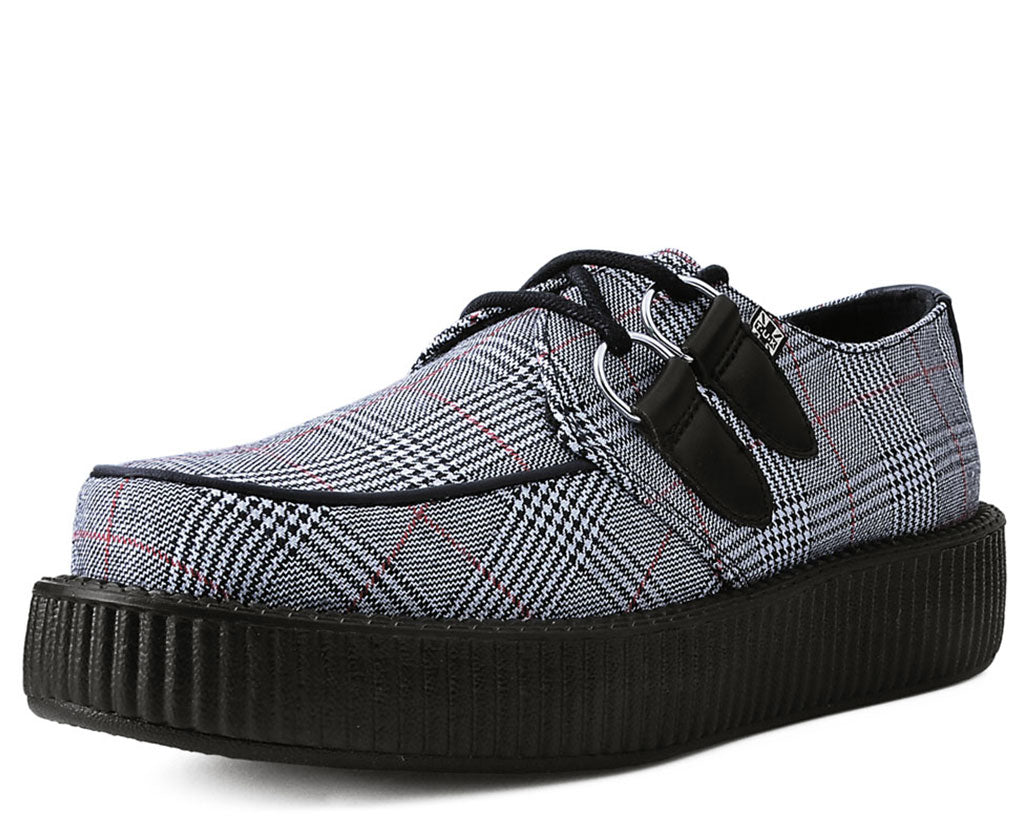 T.U.K B/W/R PLAID VIVA LOW CREEPER