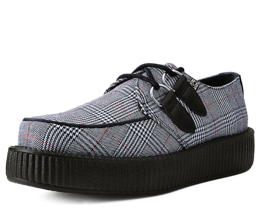 T.U.K B/W/R PLAID VIVA LOW CREEPER