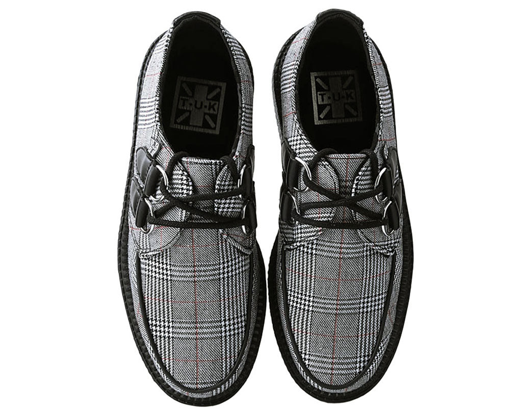 T.U.K B/W/R PLAID VIVA LOW CREEPER