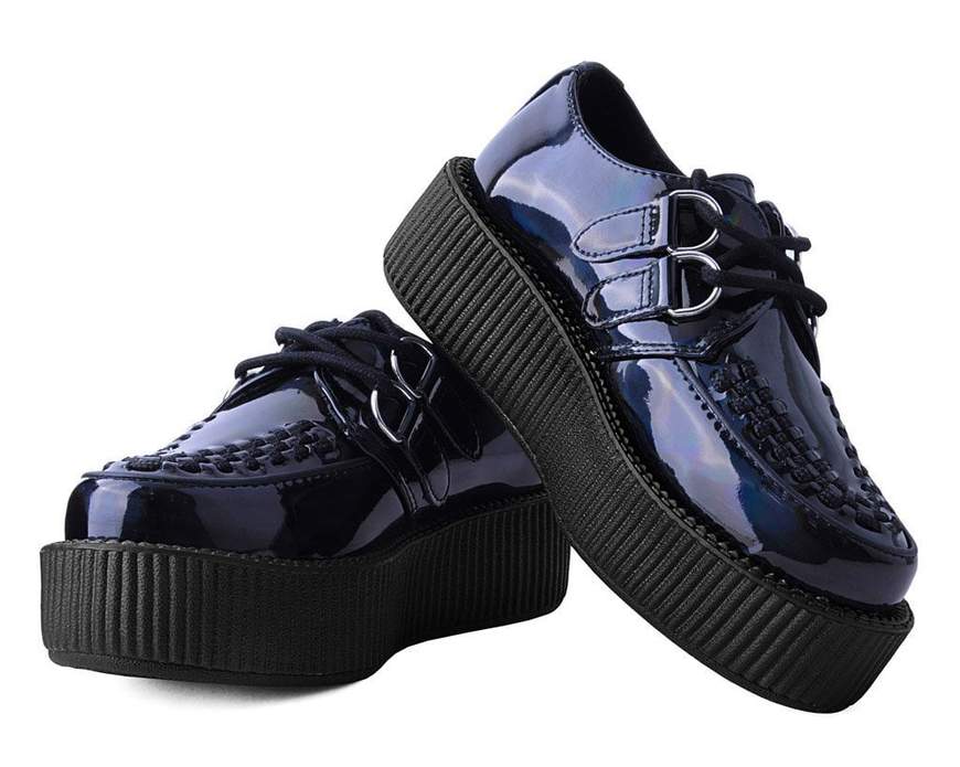 T.U.K BLACK RAINBOW HOLO VIVA MONDO CREEPER