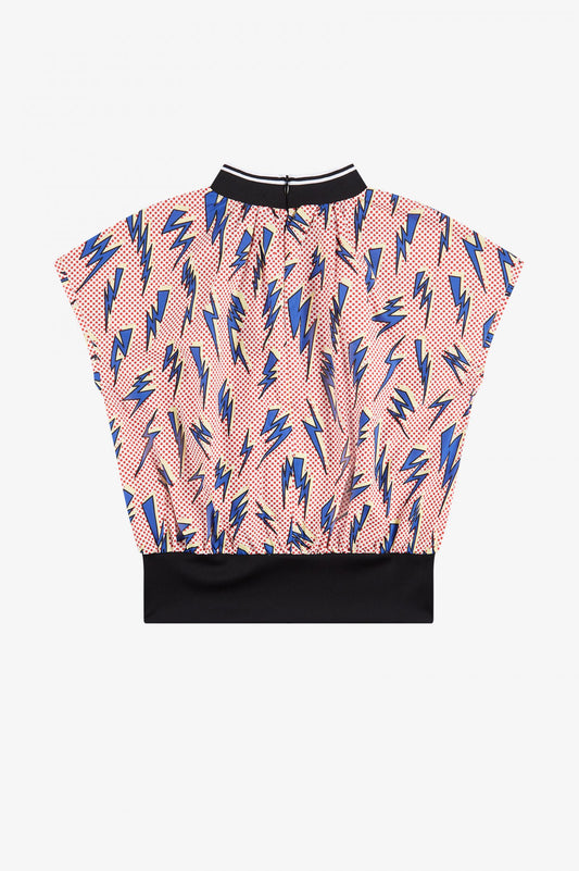 AMY WINEHOUSE Lightning Print Top