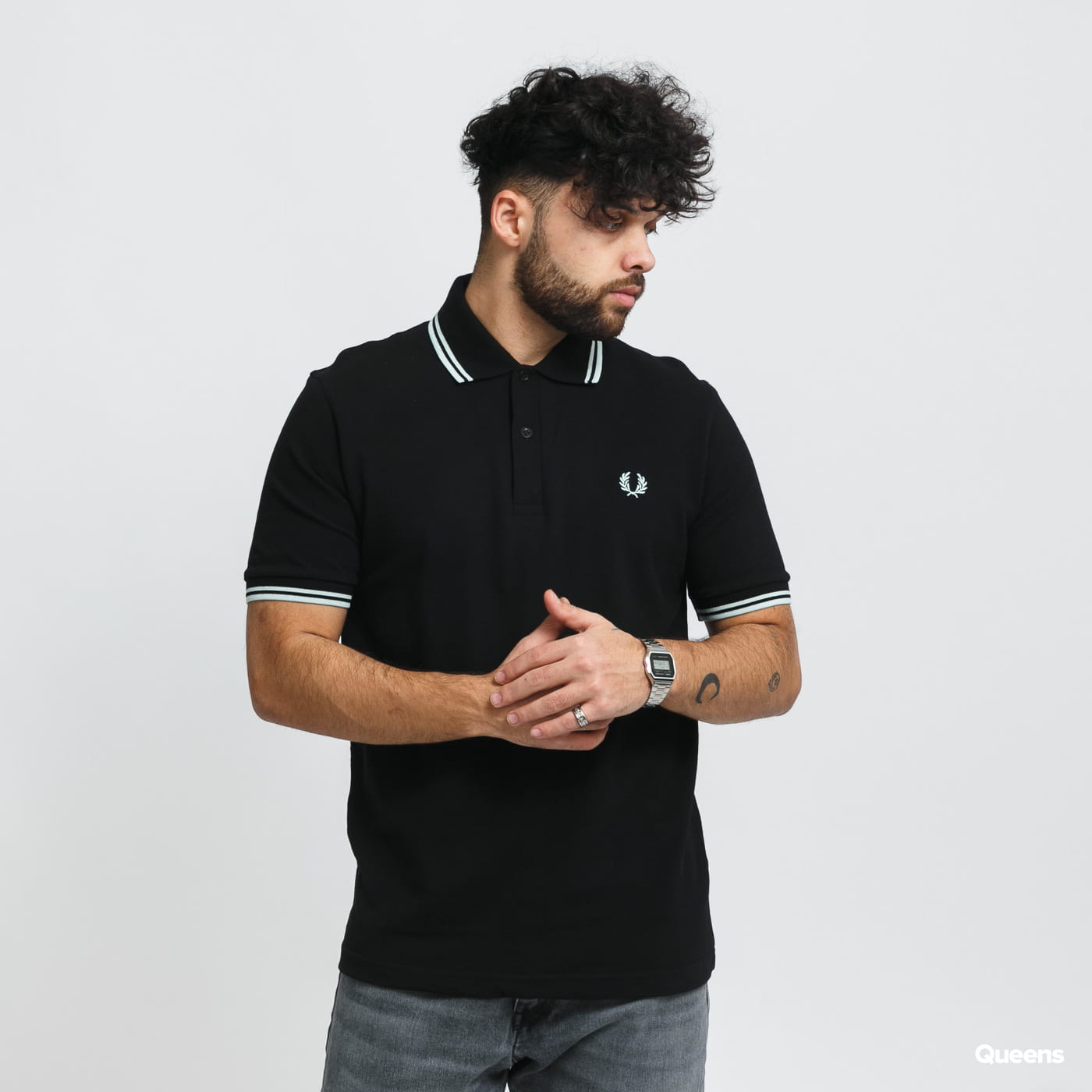 M12 TWIN TIPPED FRED PERRY SHIRT