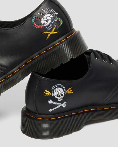 1461 SOUVENIR BLACK NAPPA OXFORD