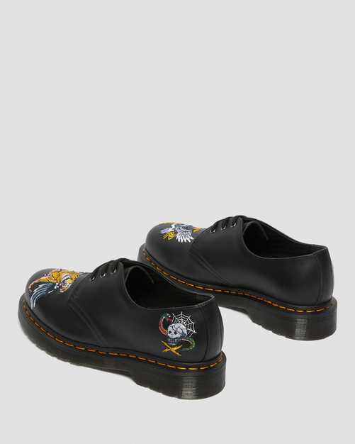 1461 SOUVENIR BLACK NAPPA OXFORD