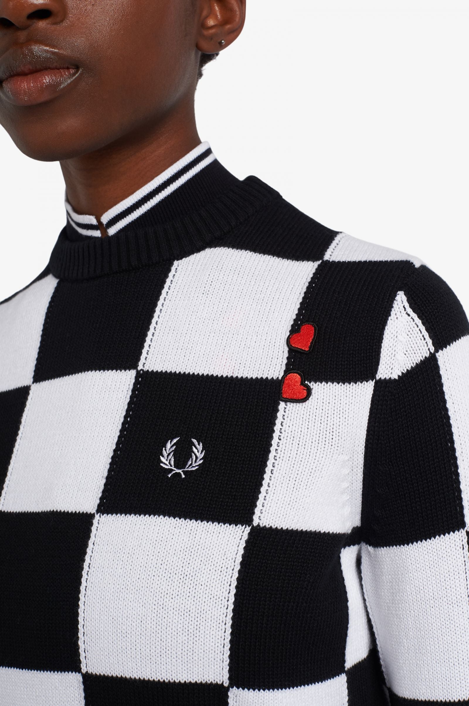 Amy Winehouse Checkerboard Jumper