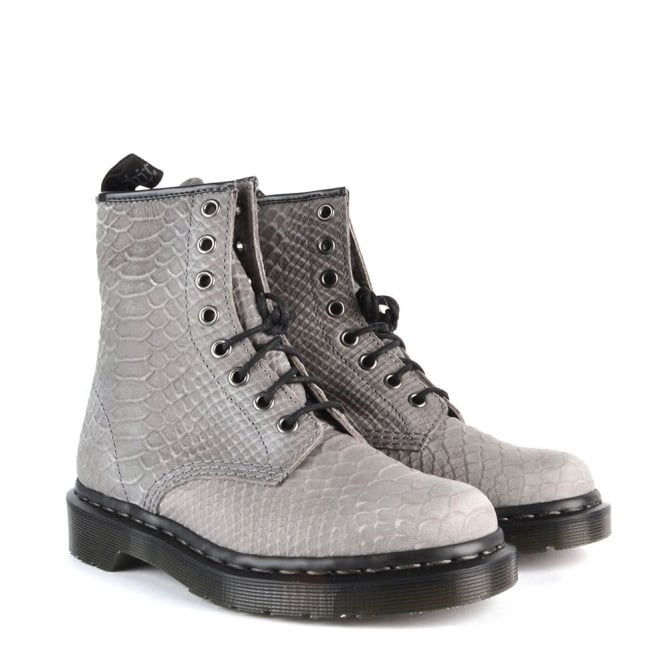 1460 GREY PYTHON BOOT