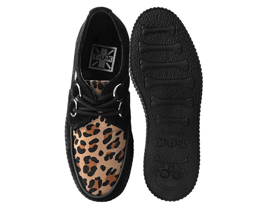 T.U.K BLACK/LEO ROUND VIVA II LOW CREEPER