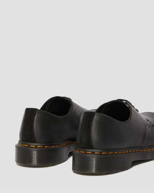 1461 BLACK SOAPSTONE+HI SUEDE WP OXFORD