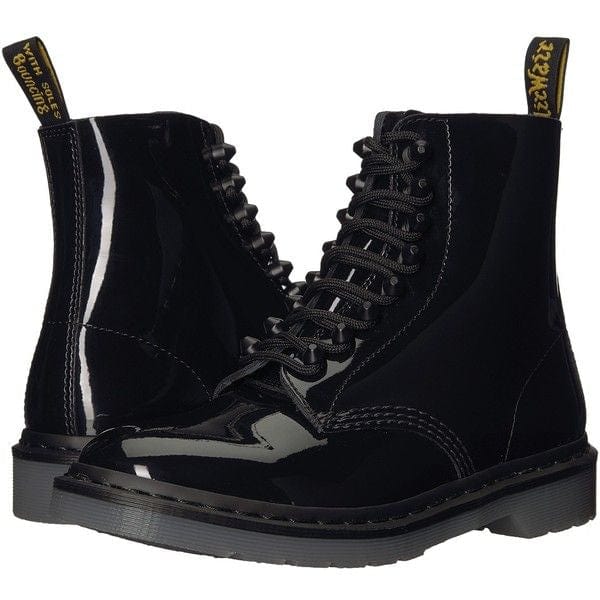 1460 PASCAL STUD BLACK PATENT BOOT