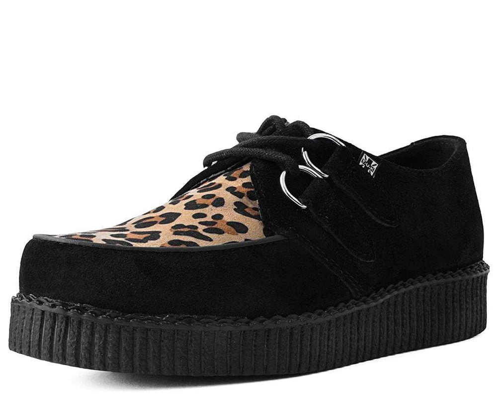 T.U.K BLACK/LEO ROUND VIVA II LOW CREEPER