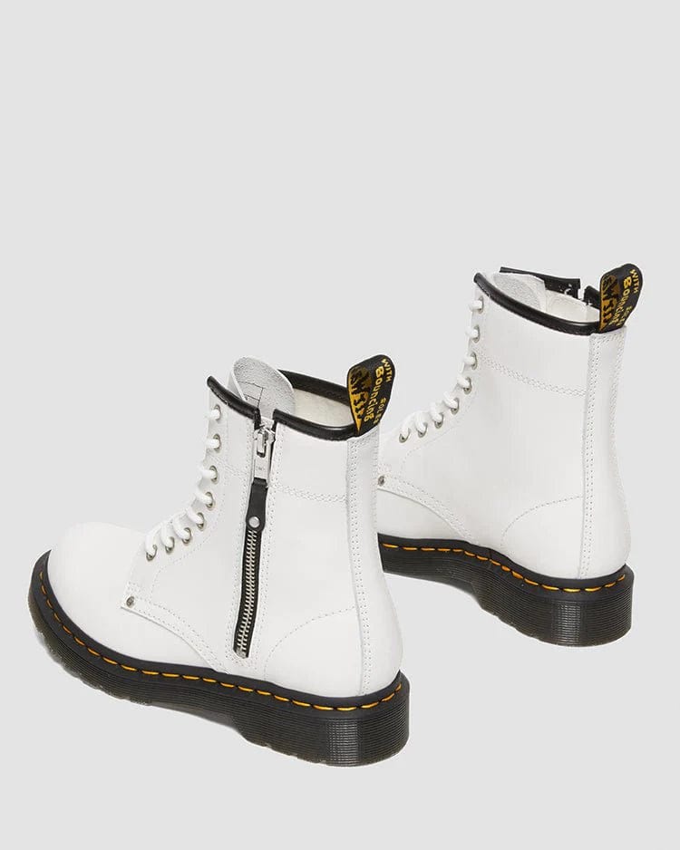 1460 TWIN ZIP WHITE SENDAL BOOT