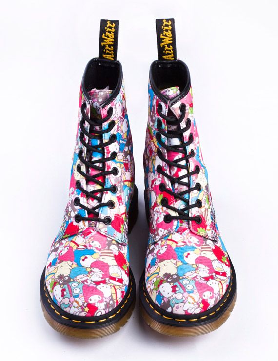 SANRIO BOOT MULTI PRINT CANVAS