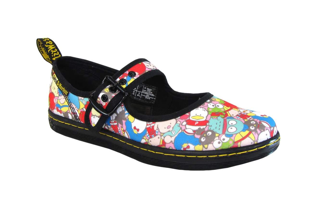 SANRIO CARNABY MULTI PRINT CANVAS MARY JANE
