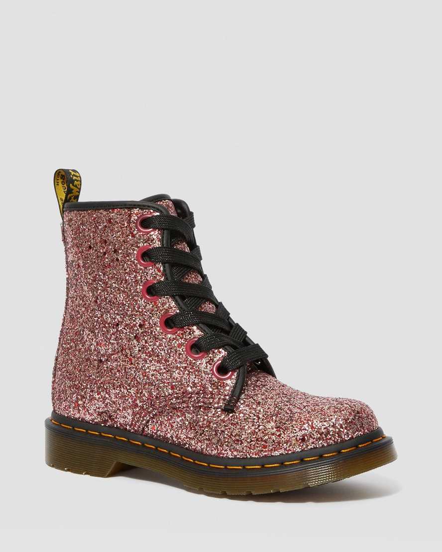 1460 FARRAH PALE PINK CHUNKY GLITTER BOOT