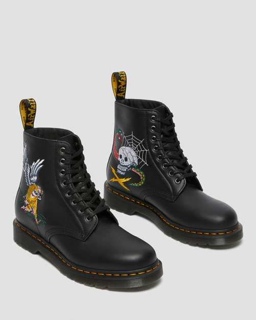 1460 SOUVENIR BLACK NAPPA BOOT