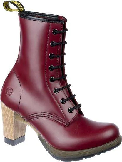 Helt vildt labyrint guld DARCIE CHERRY RED SMOOTH HERL BOOT – Posers Hollywood
