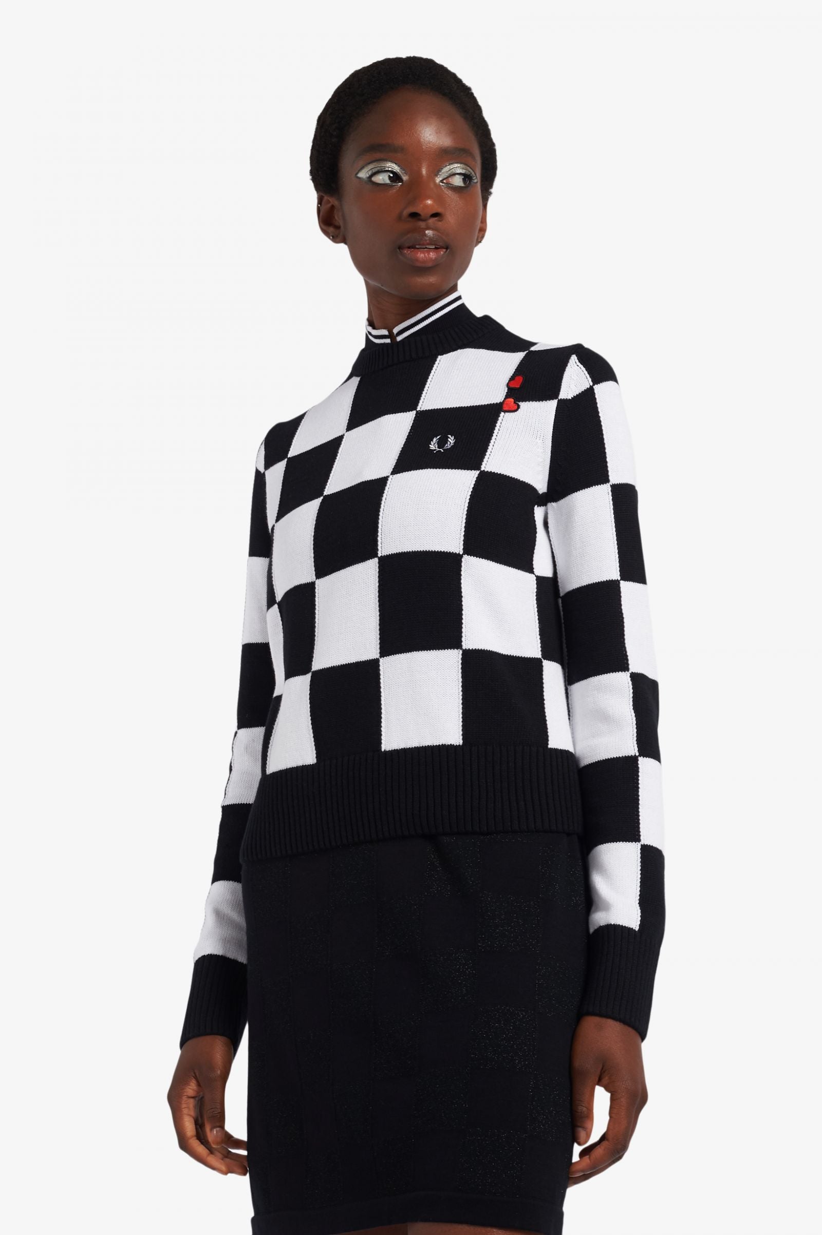 Amy Winehouse Checkerboard Jumper