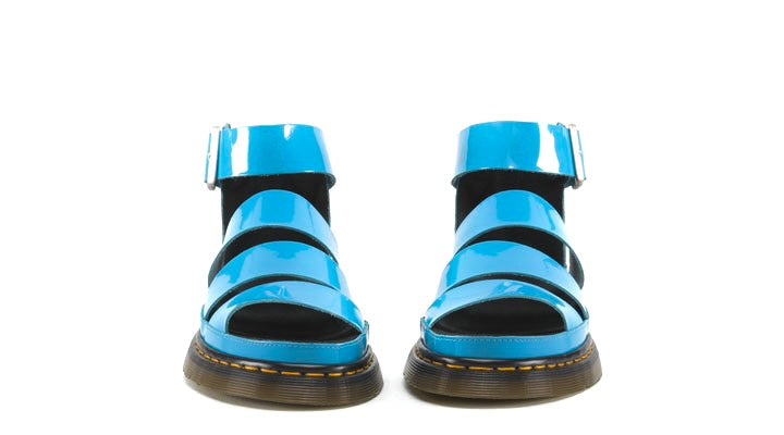 CLARISSA SUNNY BLUE PATENT SANDAL