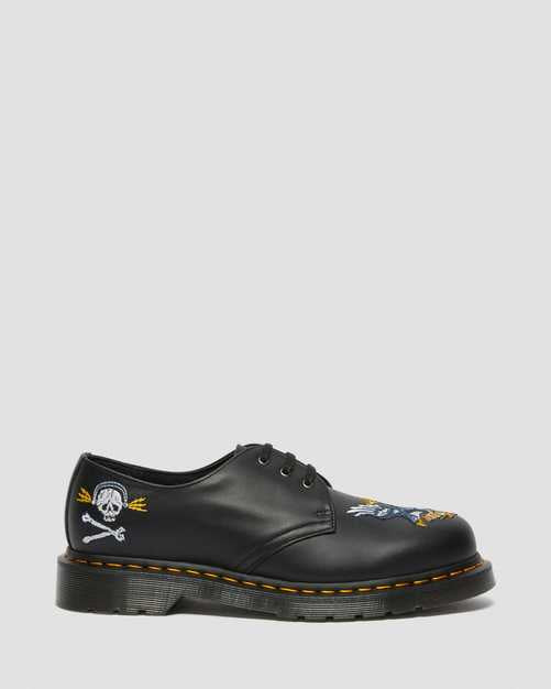 1461 SOUVENIR BLACK NAPPA OXFORD