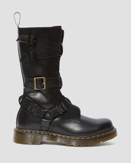 BLAKE TALL BLACK BUTTERO BOOT