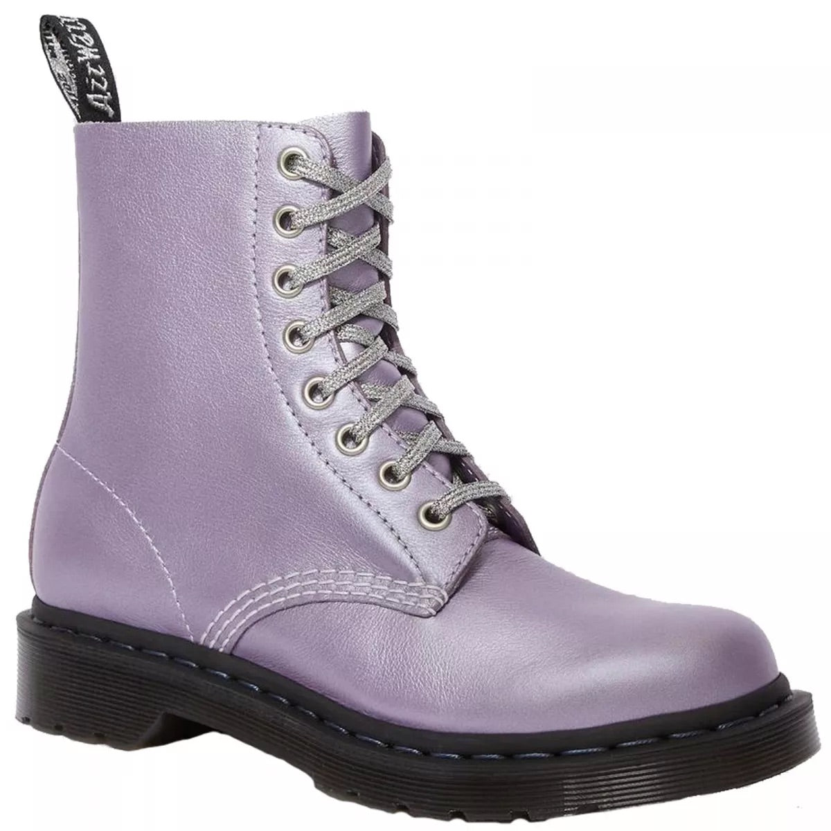Martens Pascal Martens Lila Ankle Boots Purple Metallic Doc