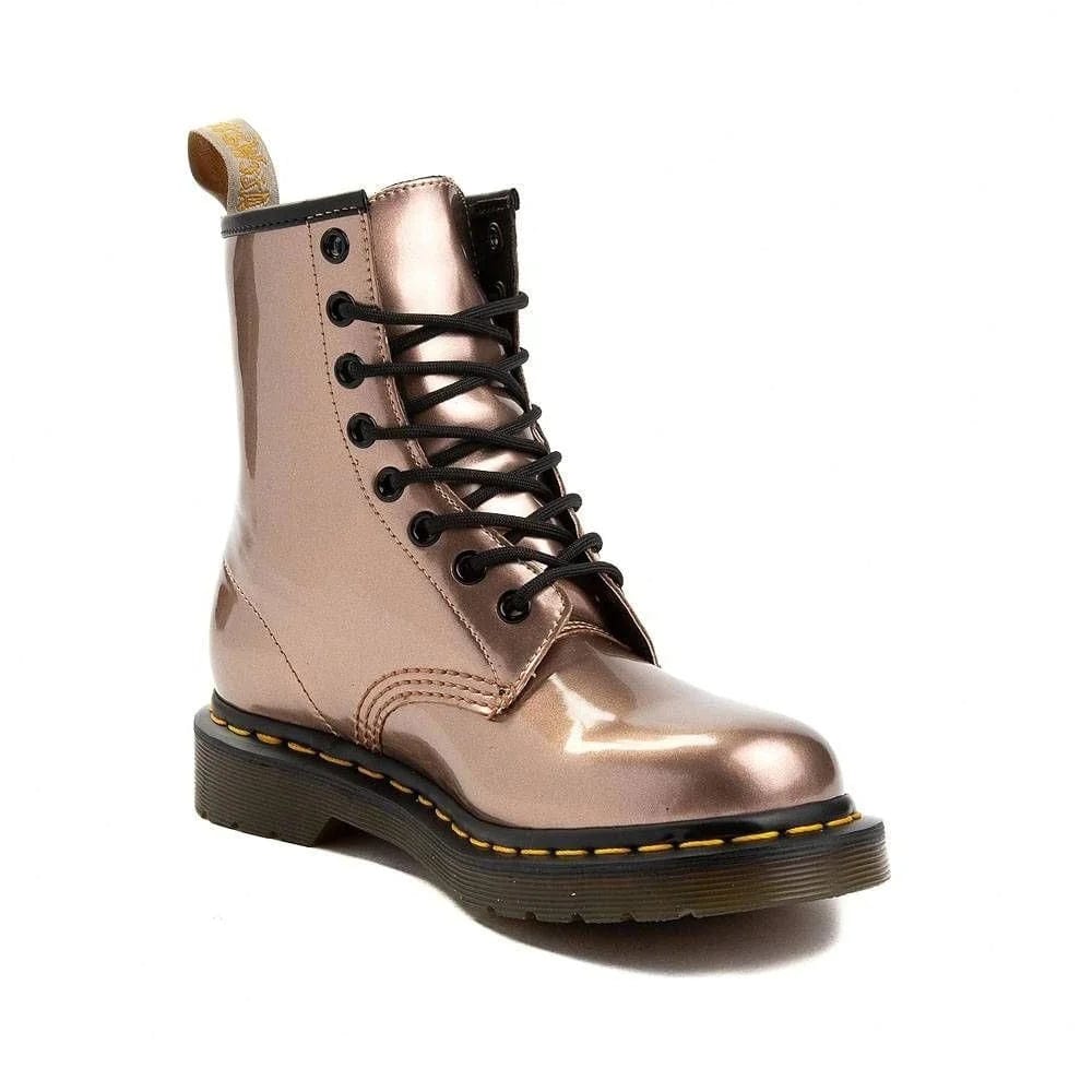 1460 VEGAN ROSE GOLD CHROME PAINT METALLIC BOOT