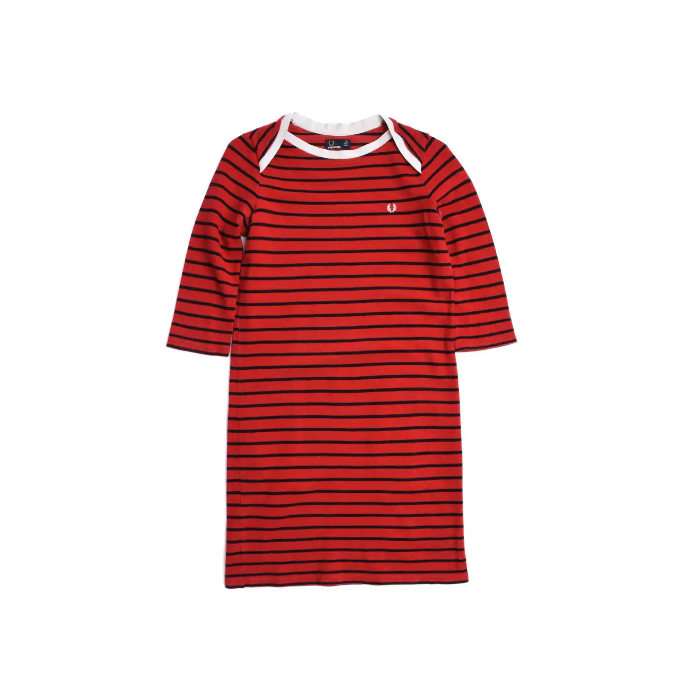red fred perry dress FRED PERRY Sheer Tipped Polo Dress oxblood, 109,99