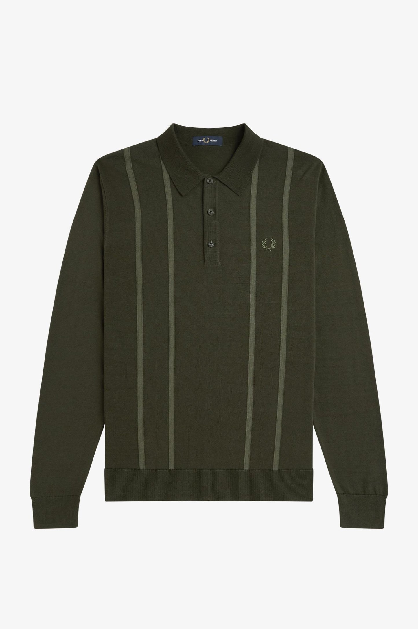 Vertical Stripe Knitted Shirt