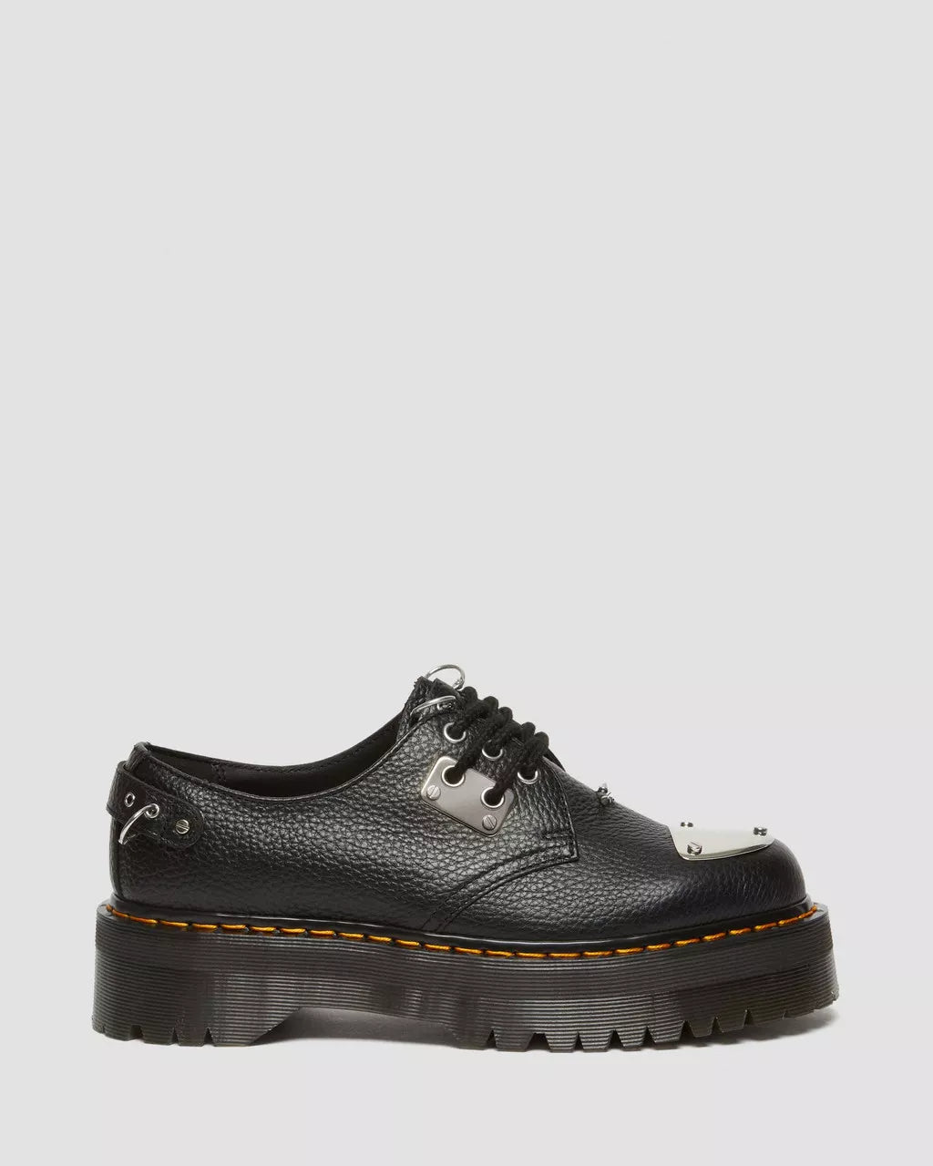 1461 Piercing Milled Nappa Leather Platform Shoes