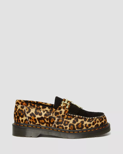 Adrian Hair-On Leopard Print Snaffle Loafers
