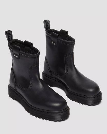 Anistone Lo Leather Biker Boots