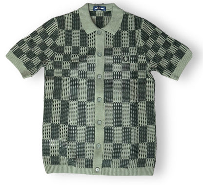 Pointelle Chequerboard KTD Shirt