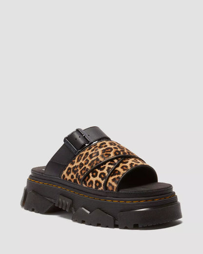 Mattison leopard Slide sandals