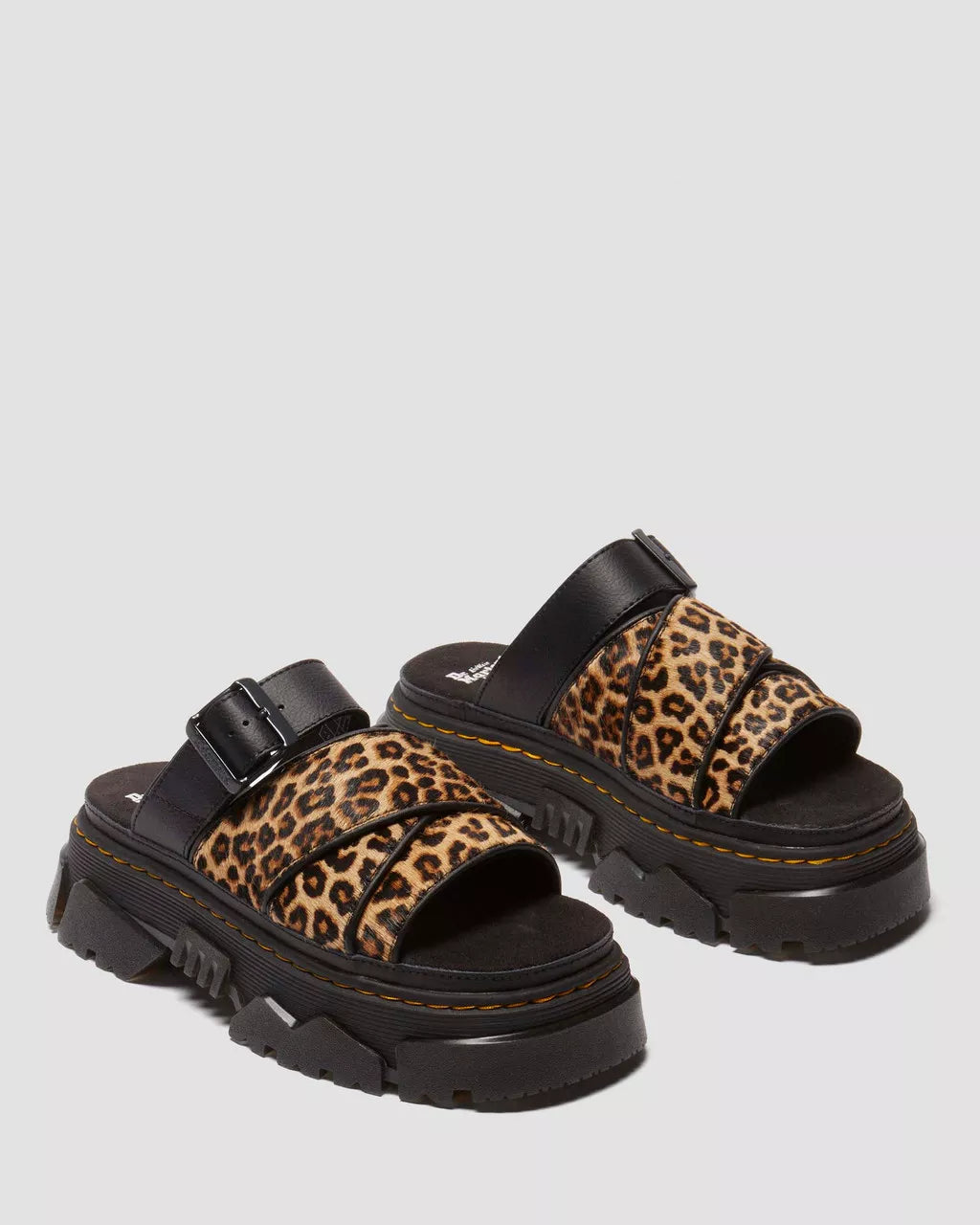 Mattison leopard Slide sandals