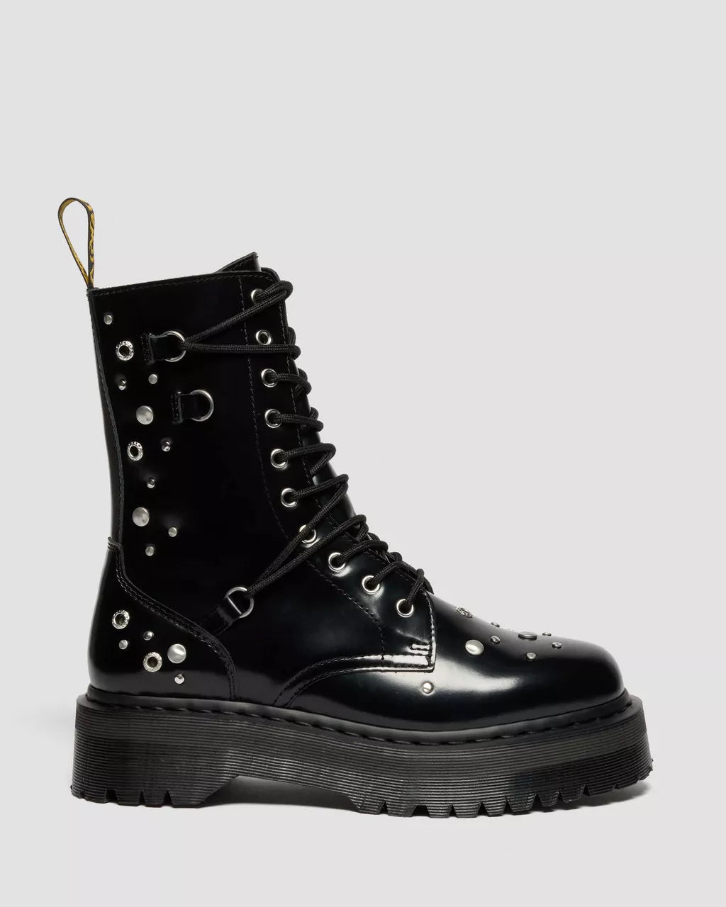 JADON HI STUDDED BUTTERO LEATHER PLATFORM BOOTS