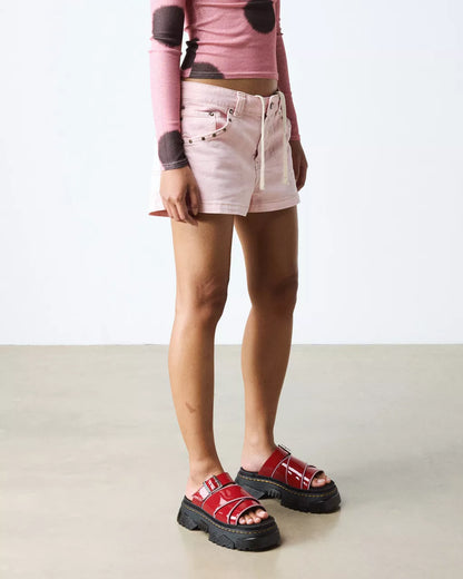 Mattison Slide Soft Patent Leather Sandals