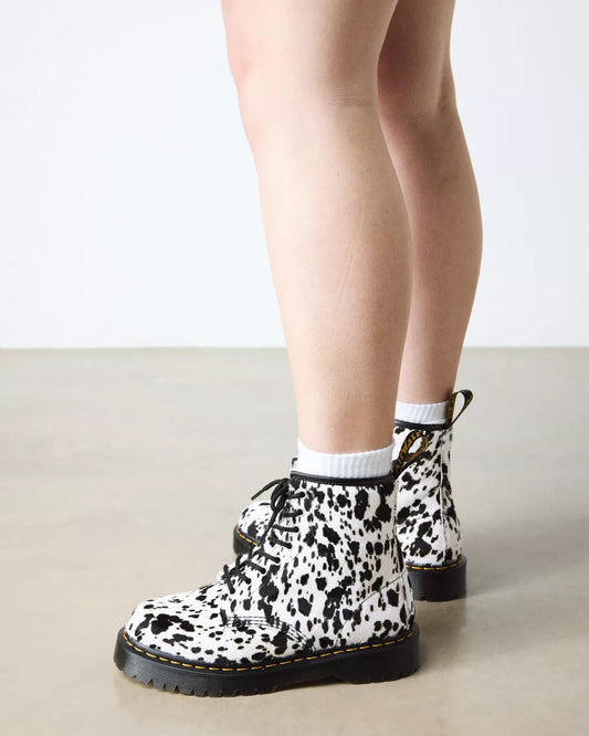 1460 Bex Dalmatian Hair On Leather Boots