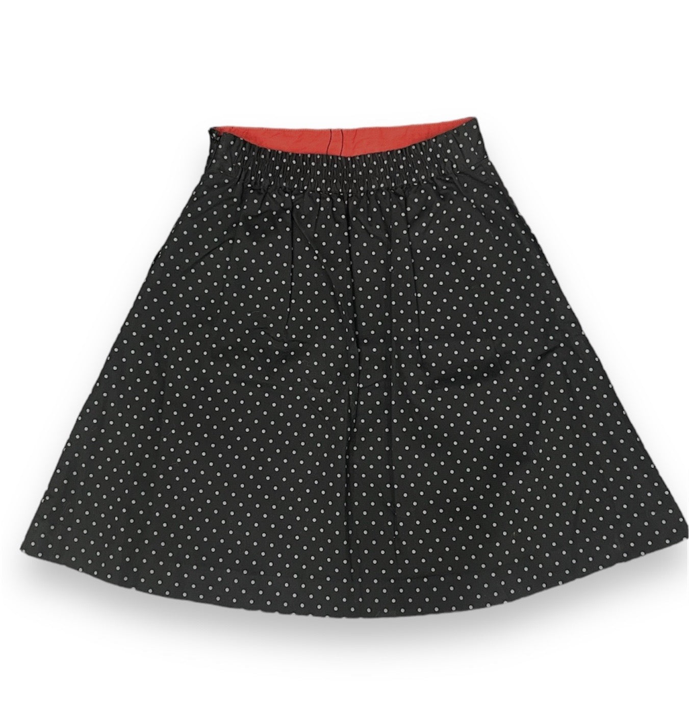 Fred Perry Black Polka Dot A-Line Skirt