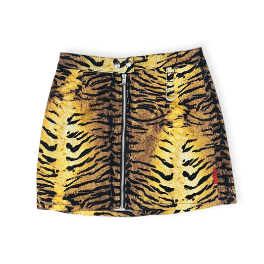 Tripp NYC HW Zip Tiger Skirt