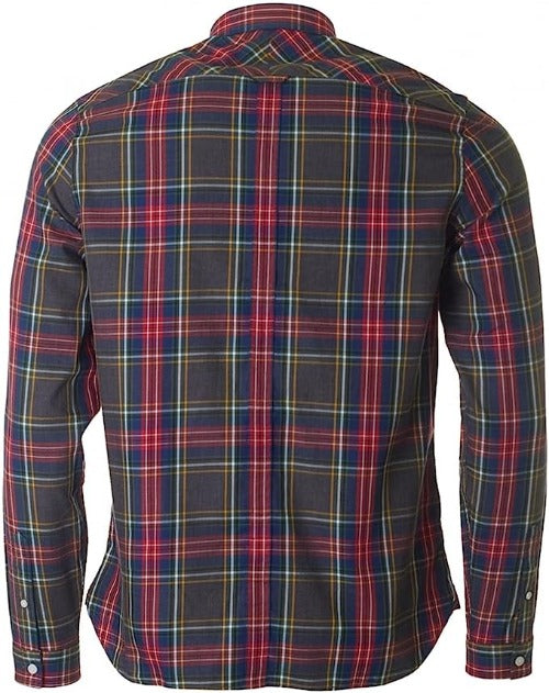 Fred perry store red tartan shirt