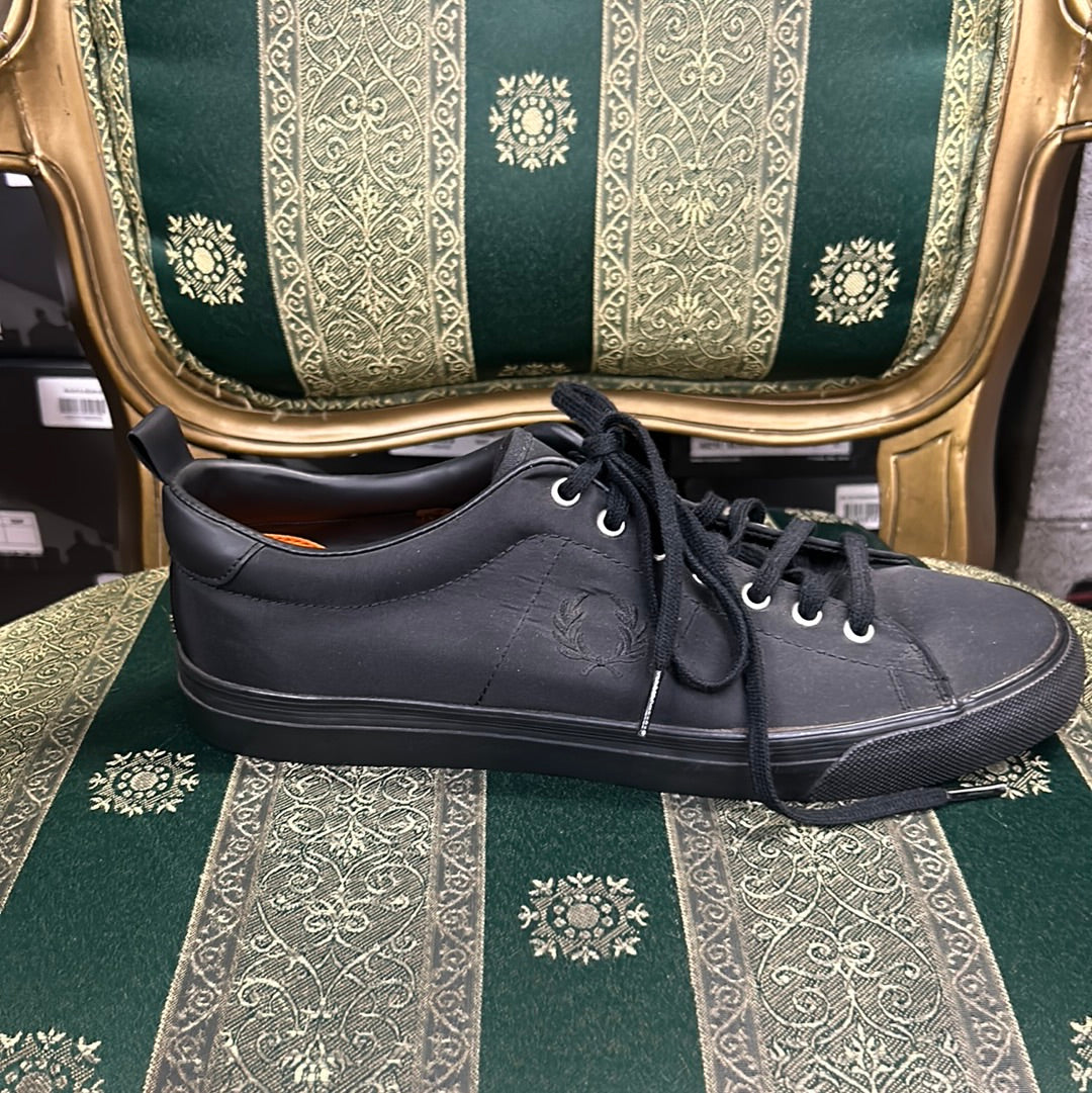 Fred Perry Black Underspin Nylon Sneaker