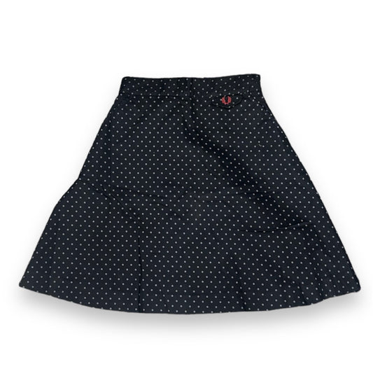 Fred Perry Black Polka Dot A-Line Skirt