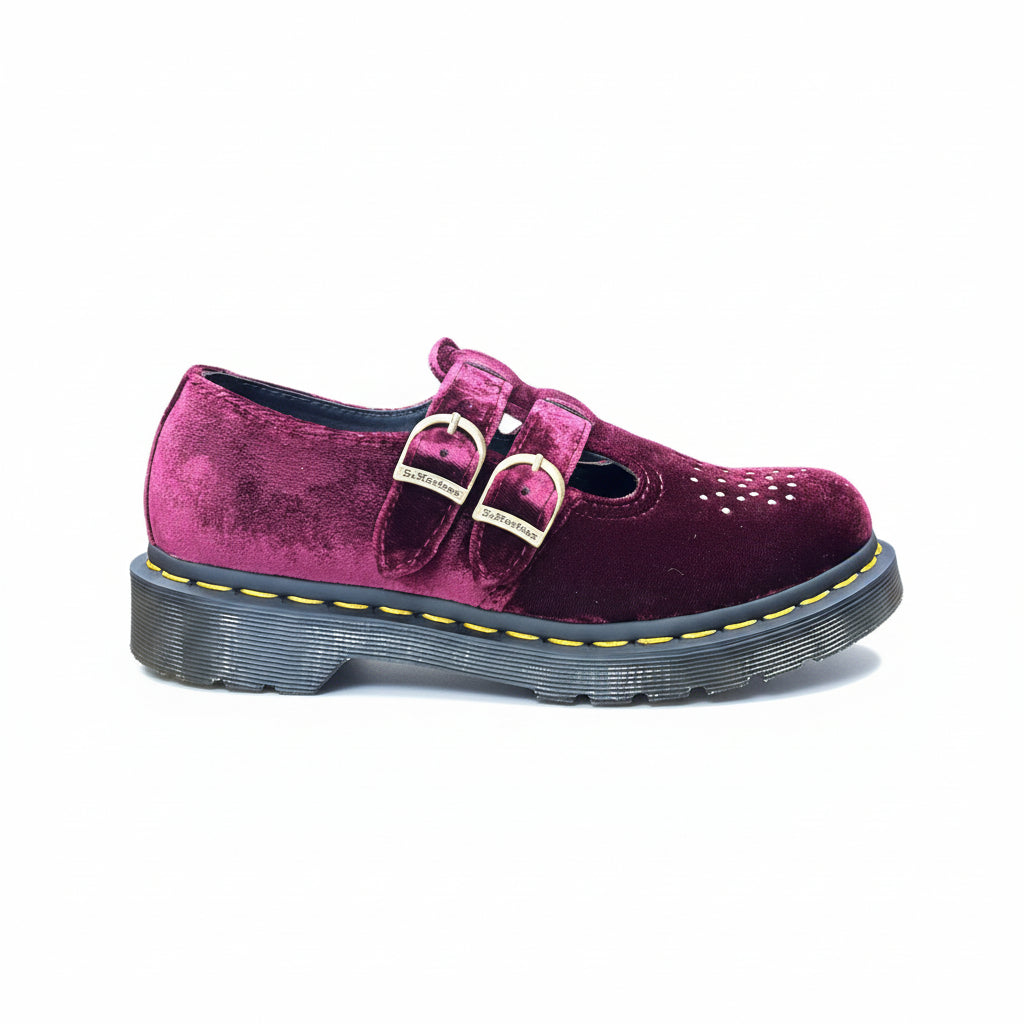 Dr.Marttens◇8065 ヴィーガンベルベットメリージェーン 8065 Vegan Velvet Mary Jane Shoes – Posers Hollywood