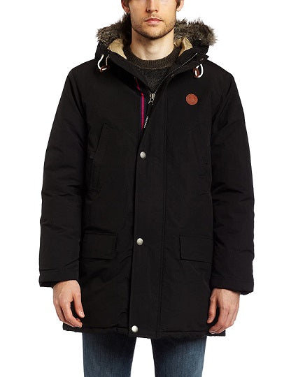 Fred Perry Black Down Parka