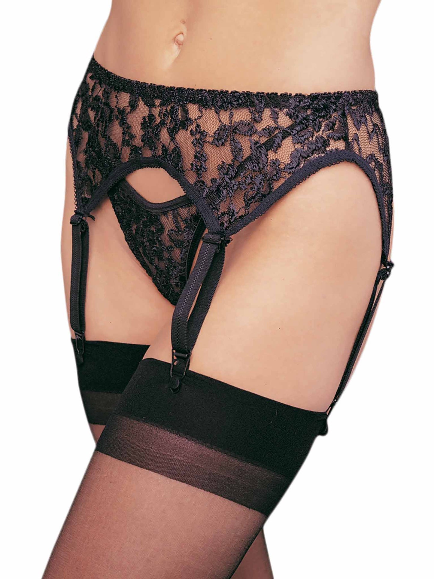Ensemble jarretière et string Lolita