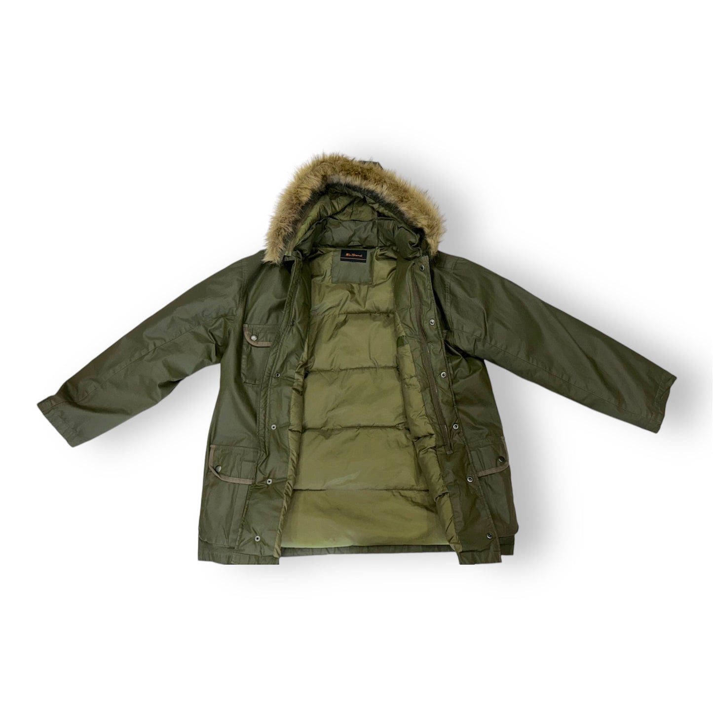 Ben Sherman Green Parka Jacket