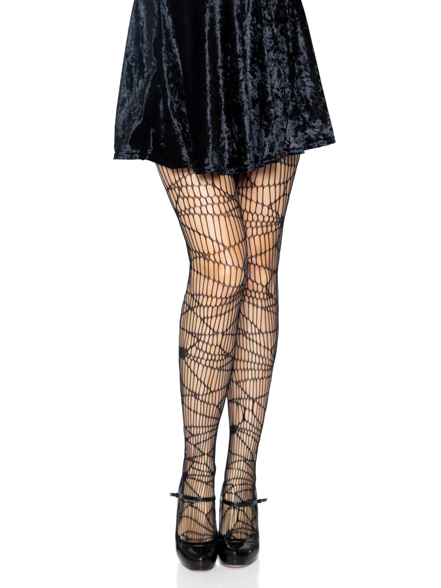Collants résille déchirés
