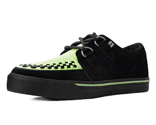 T.U.K Black & Lime Sneaker